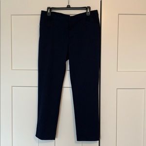 Gap Slim City Ponte pants sz 12-navy